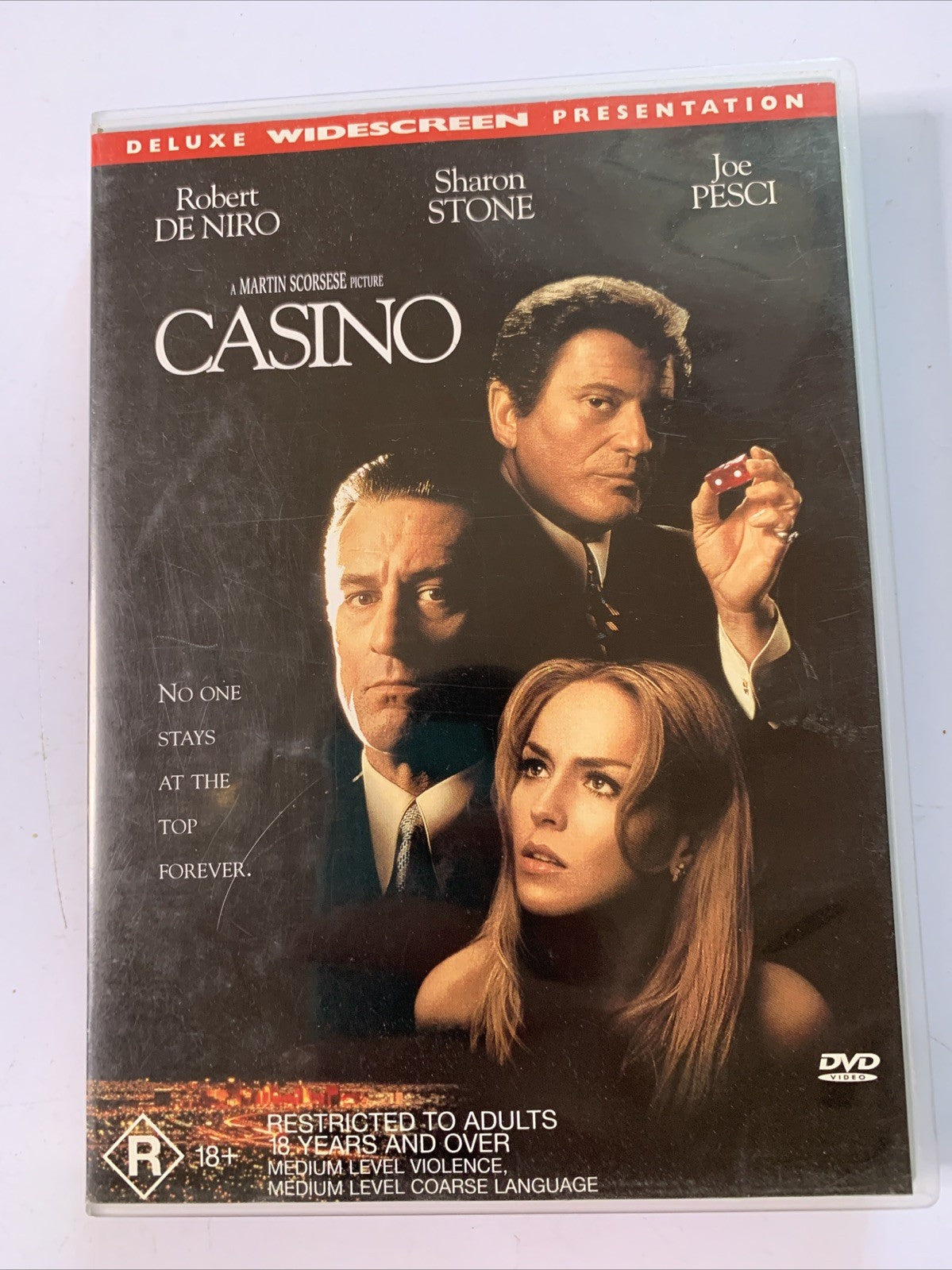 Casino (DVD, 1995) Robert De Niro, Sharon Stone, Joe Pesci Region 4