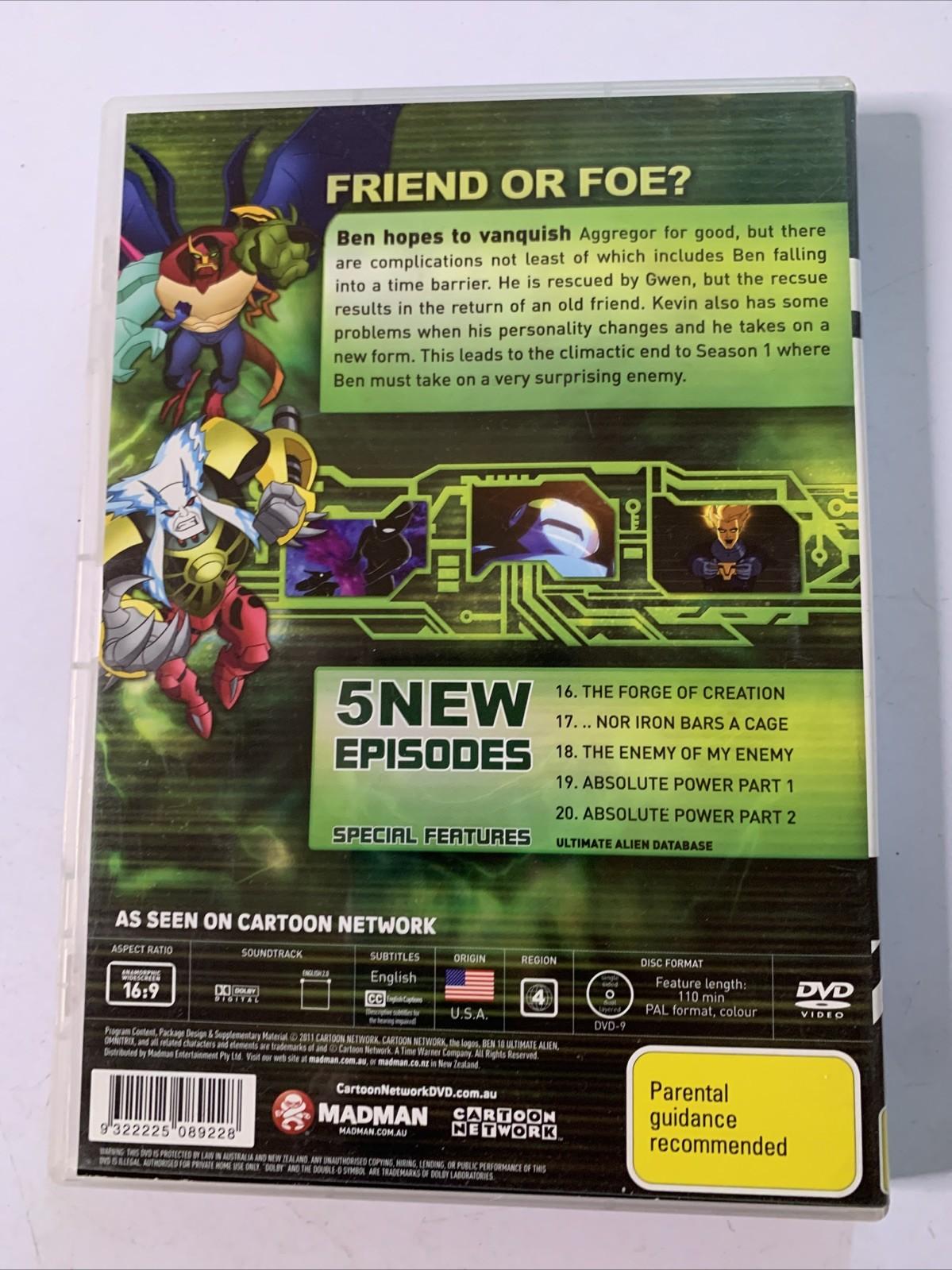 Ben 10 Ultimate Alien : Volume 3 (DVD, 2010) Animation Region 4