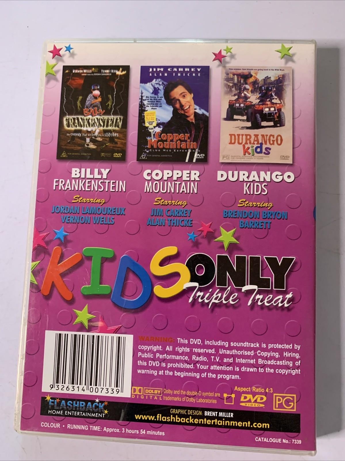 Billy Frankenstein / Copper Mountain / Durango Kids (DVD) All Regions