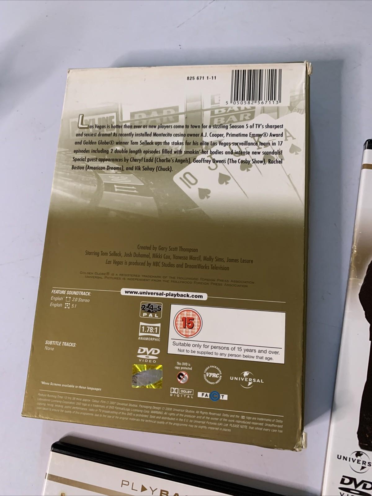 Las Vegas: Season 5 (DVD, 2007, 5-Discs) James Caan, Josh Duhame  Region 4 &2