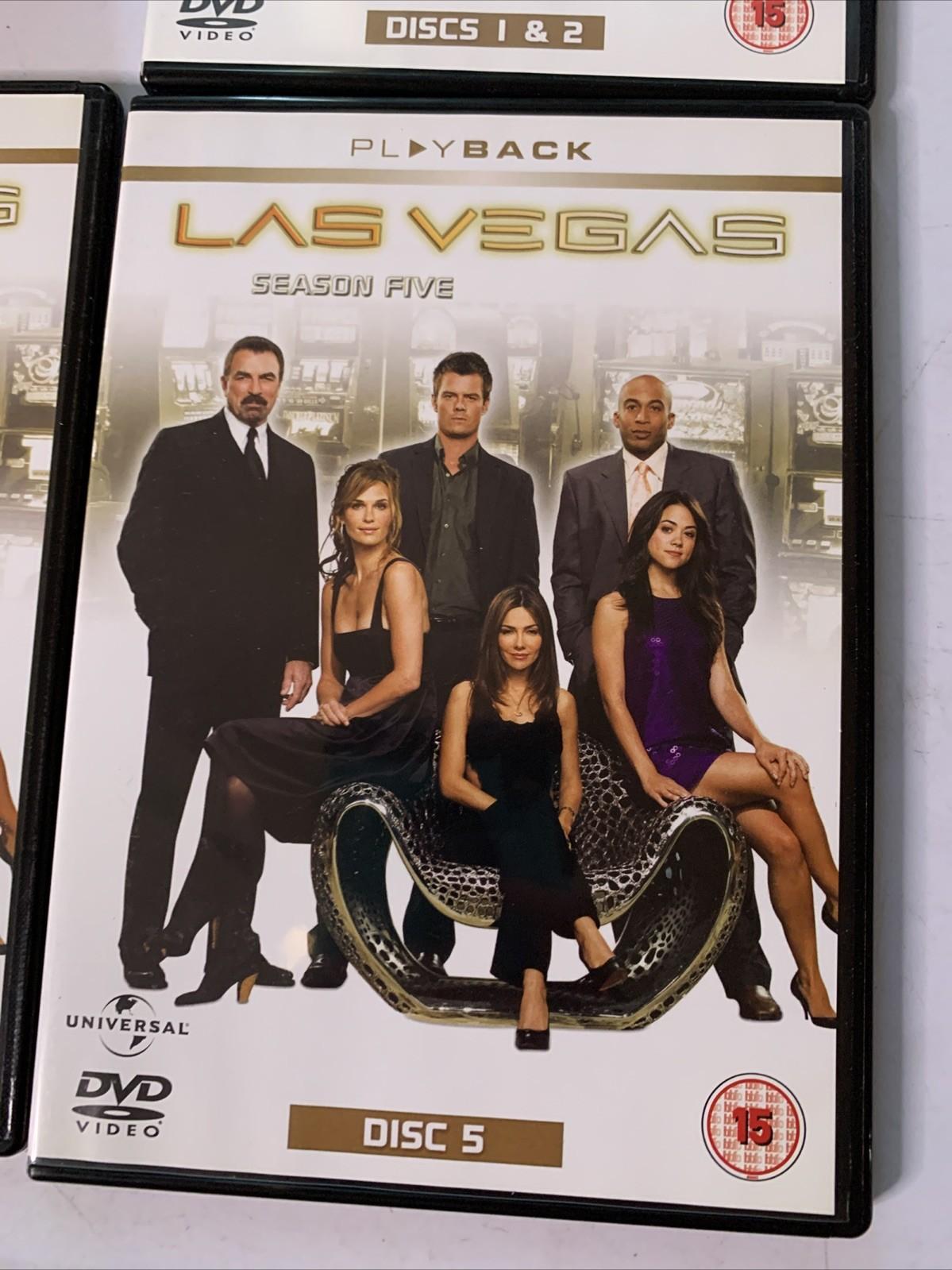 Las Vegas: Season 5 (DVD, 2007, 5-Discs) James Caan, Josh Duhame  Region 4 &2