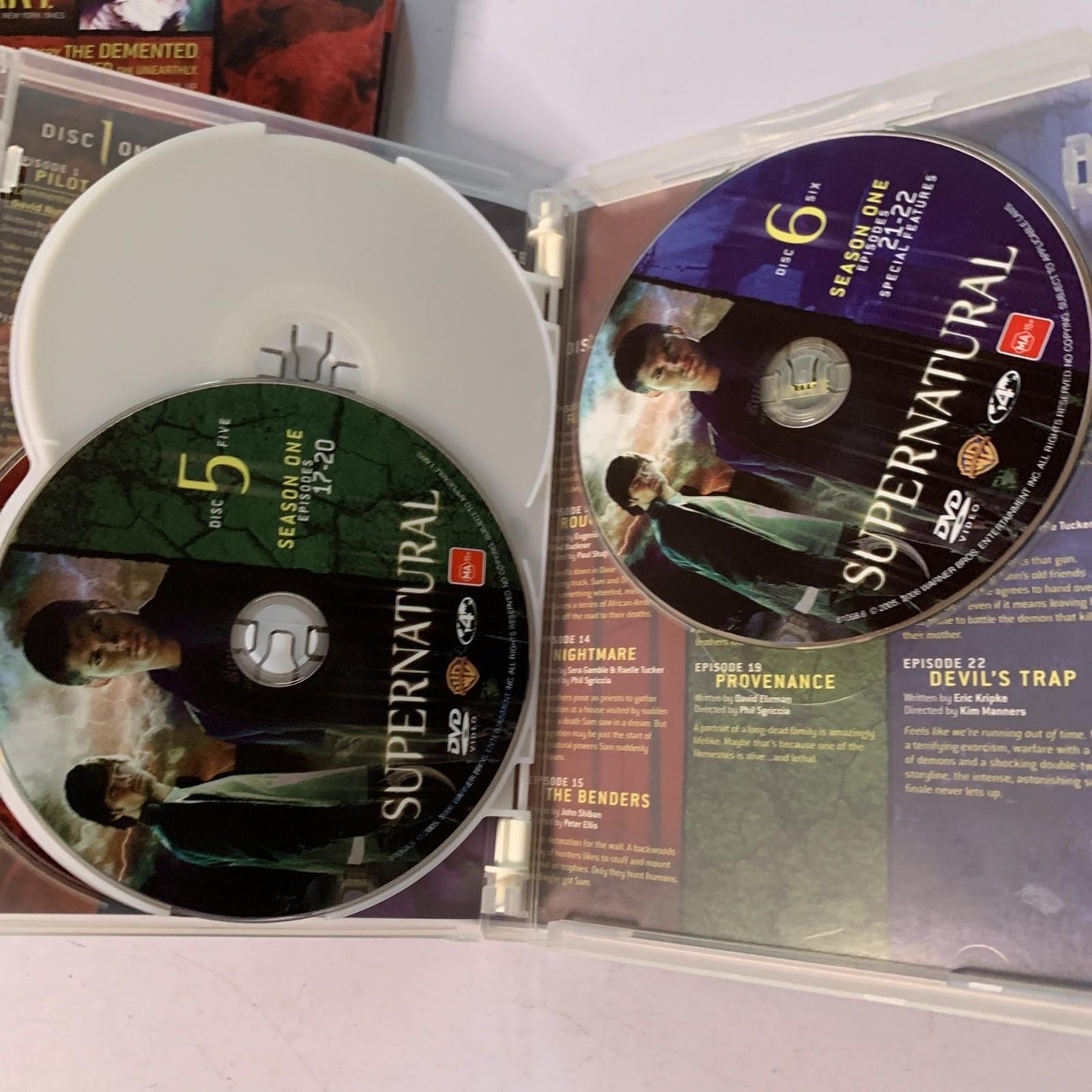 Supernatural : Season 1 (DVD, 2005, 6-Discs) Region 4