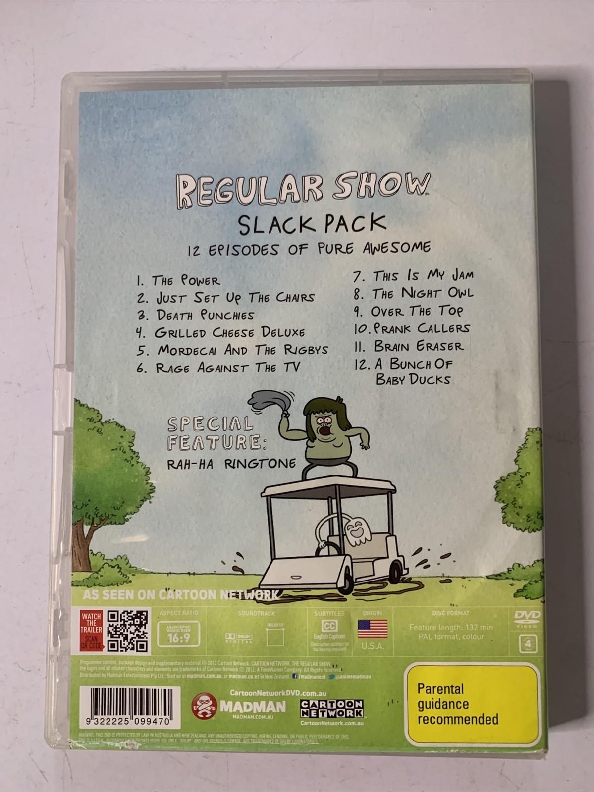Regular Show Slacking Regular Show: Slack Pack (DVD, 2010) Animation Region 4 – Retro Unit