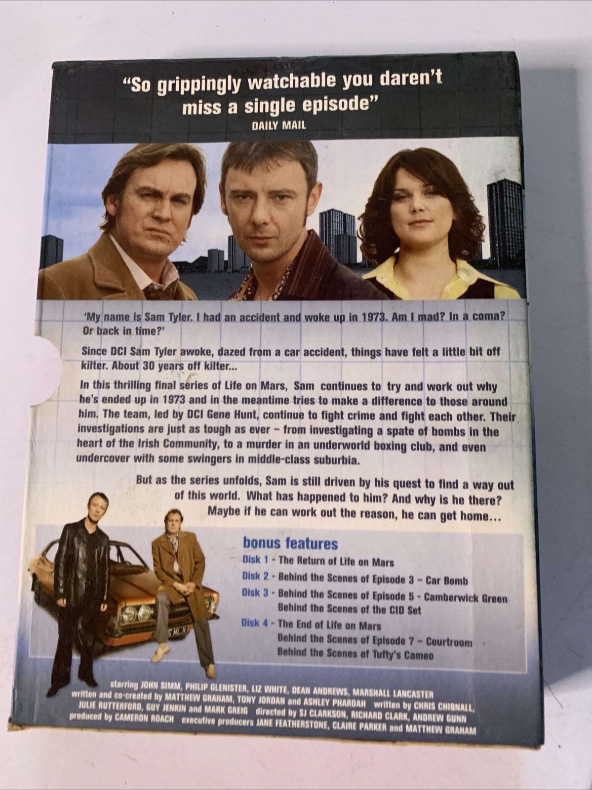 Life On Mars : Series 2 (DVD, 2006, 4-Discs) Region 2