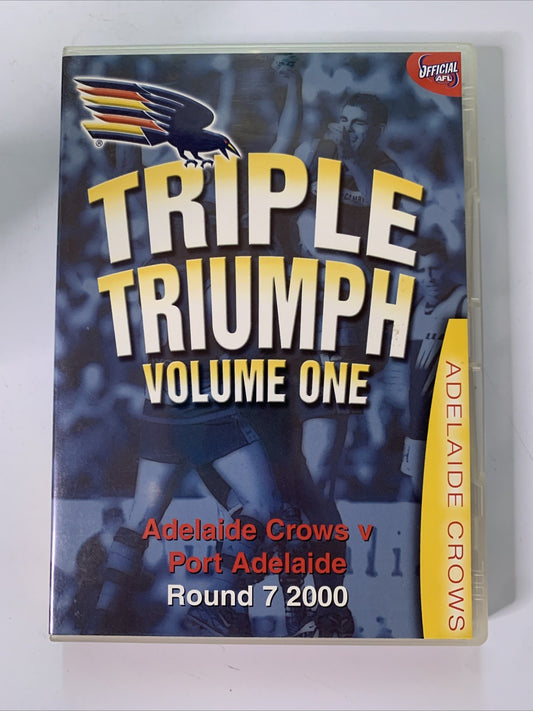 Triple Triumph Volume 1 AFL Adelaide Crows v Port Adelaide Round 7 2000 (DVD)