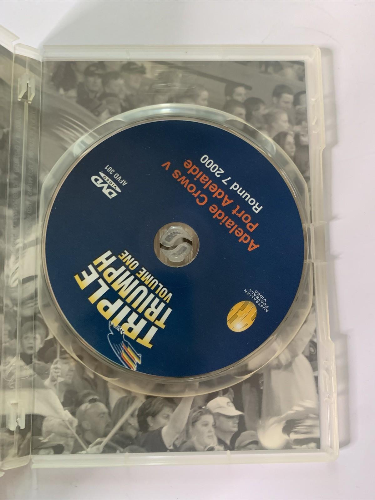 Triple Triumph Volume 1 AFL Adelaide Crows v Port Adelaide Round 7 2000 (DVD)