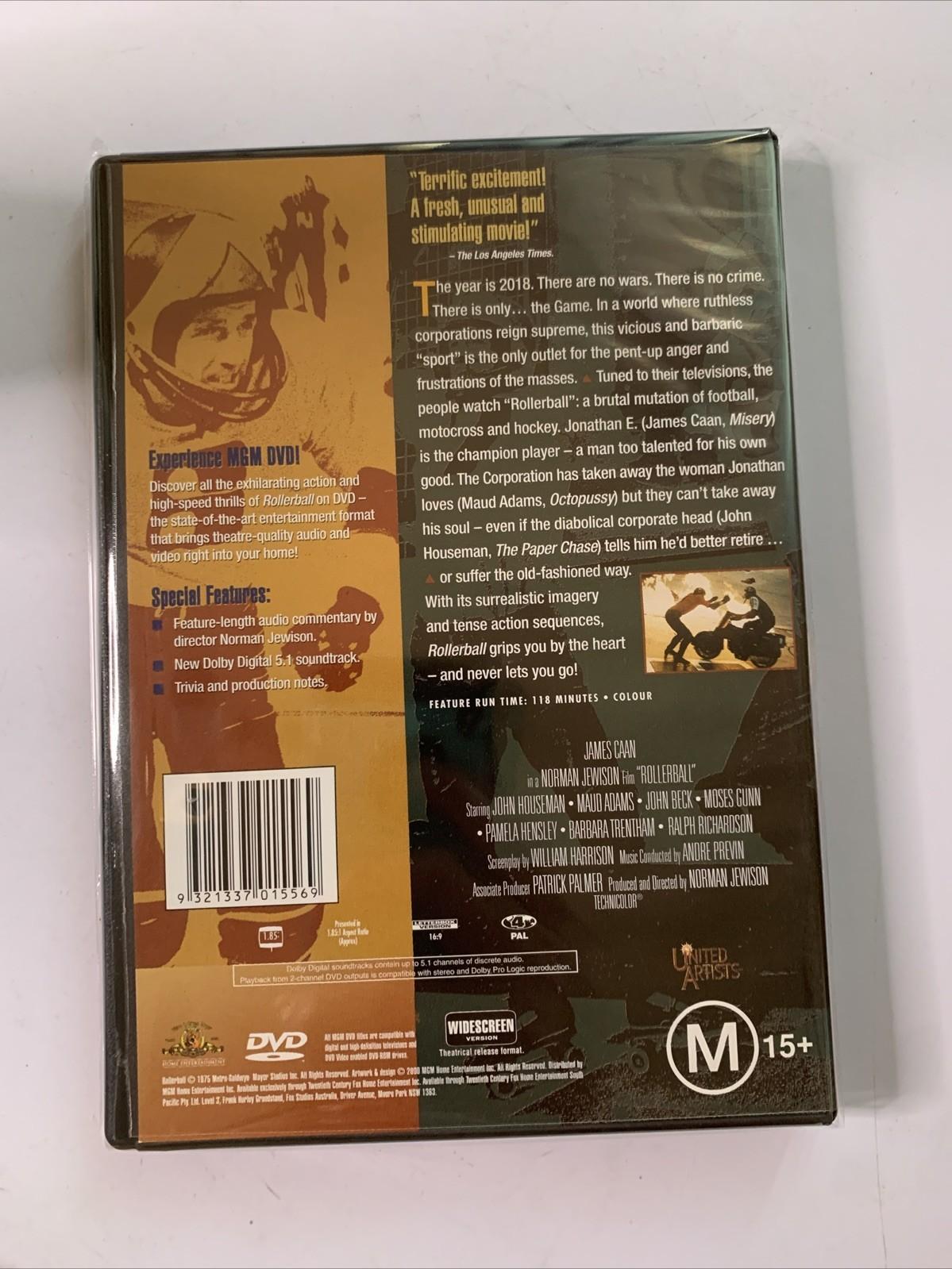 Rollerball (DVD, 1975) James Caan Region 4 NEW