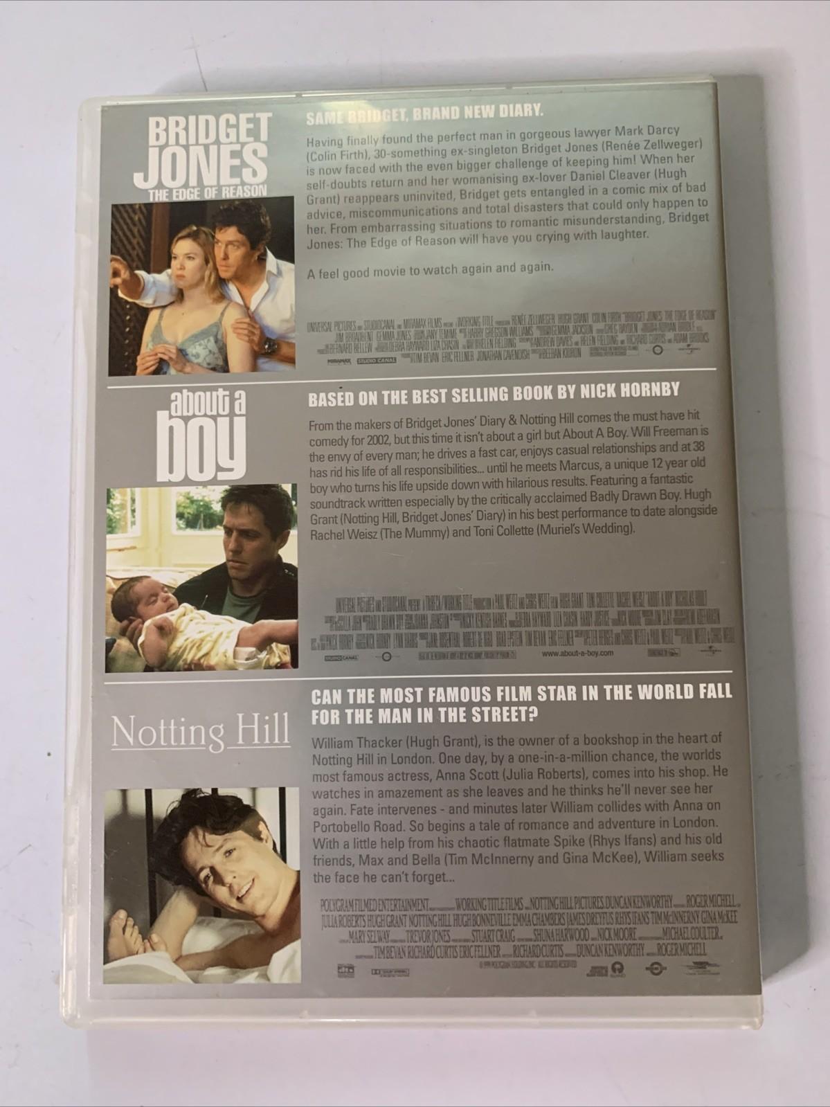 Bridget Jones: The Edge Of Reason / About A Boy / Notting Hill (DVD) Region 4