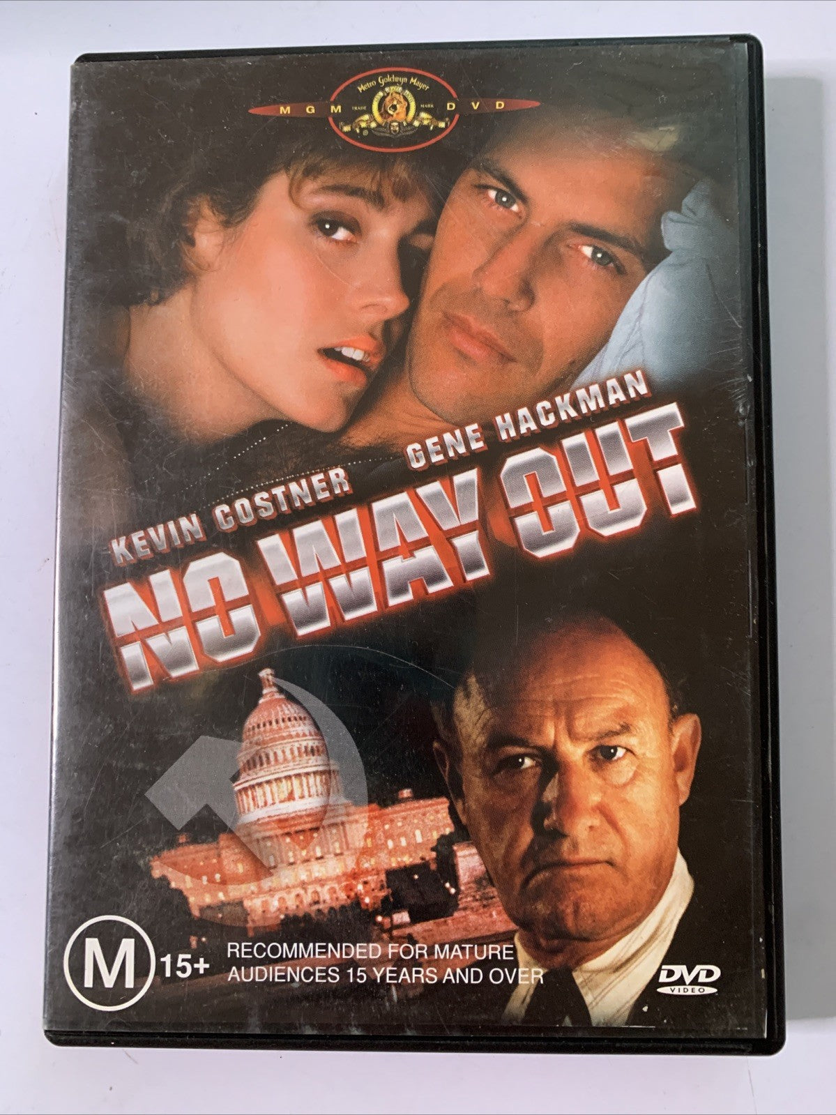 No Way Out (DVD, 1987) Gene Hackman, Sean Young, Kevin Costner Region 4