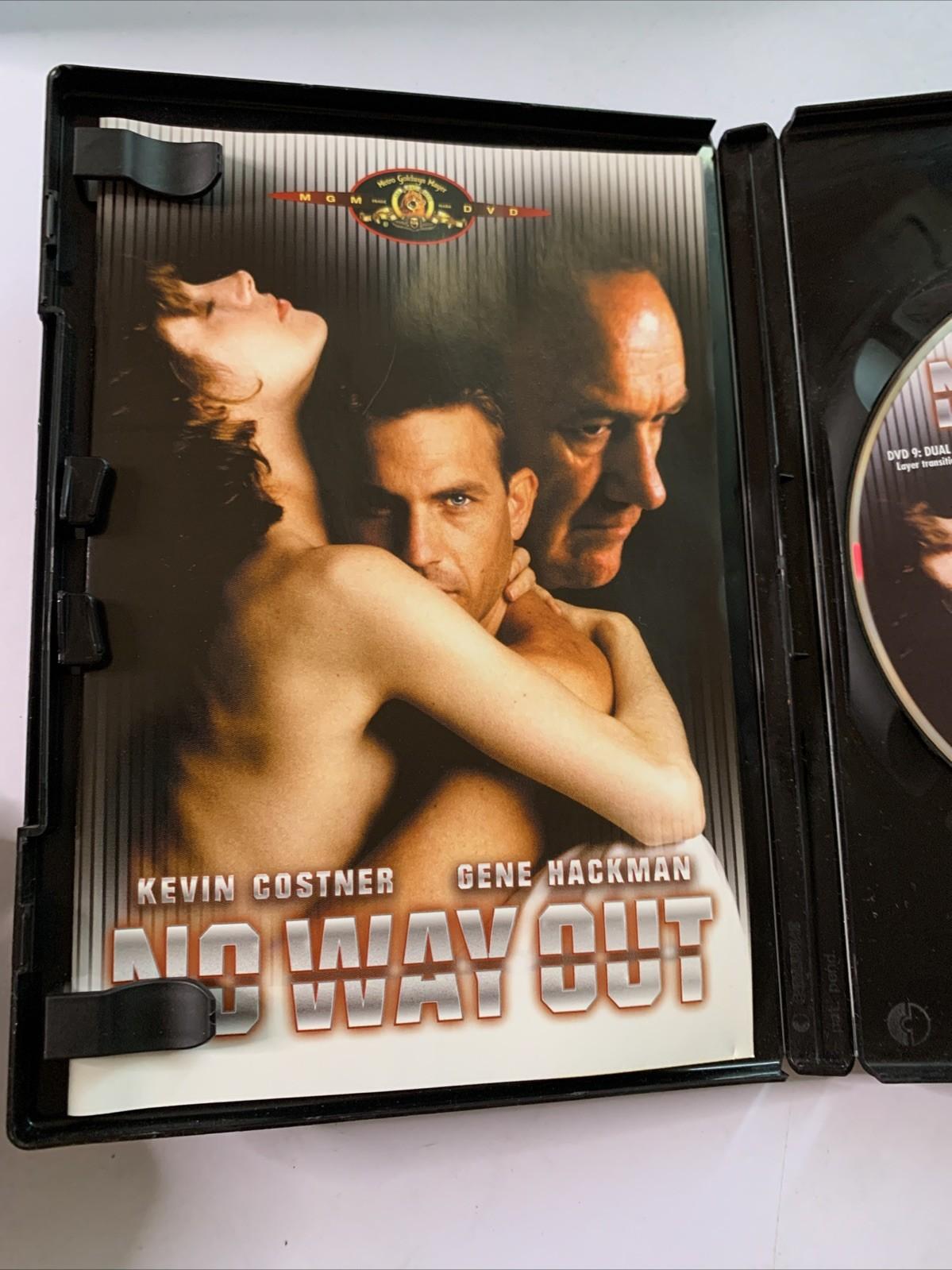 No Way Out (DVD, 1987) Gene Hackman, Sean Young, Kevin Costner Region 4
