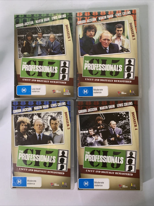 The Professionals : Dossier 1-4 (DVD, 1979) Region 4