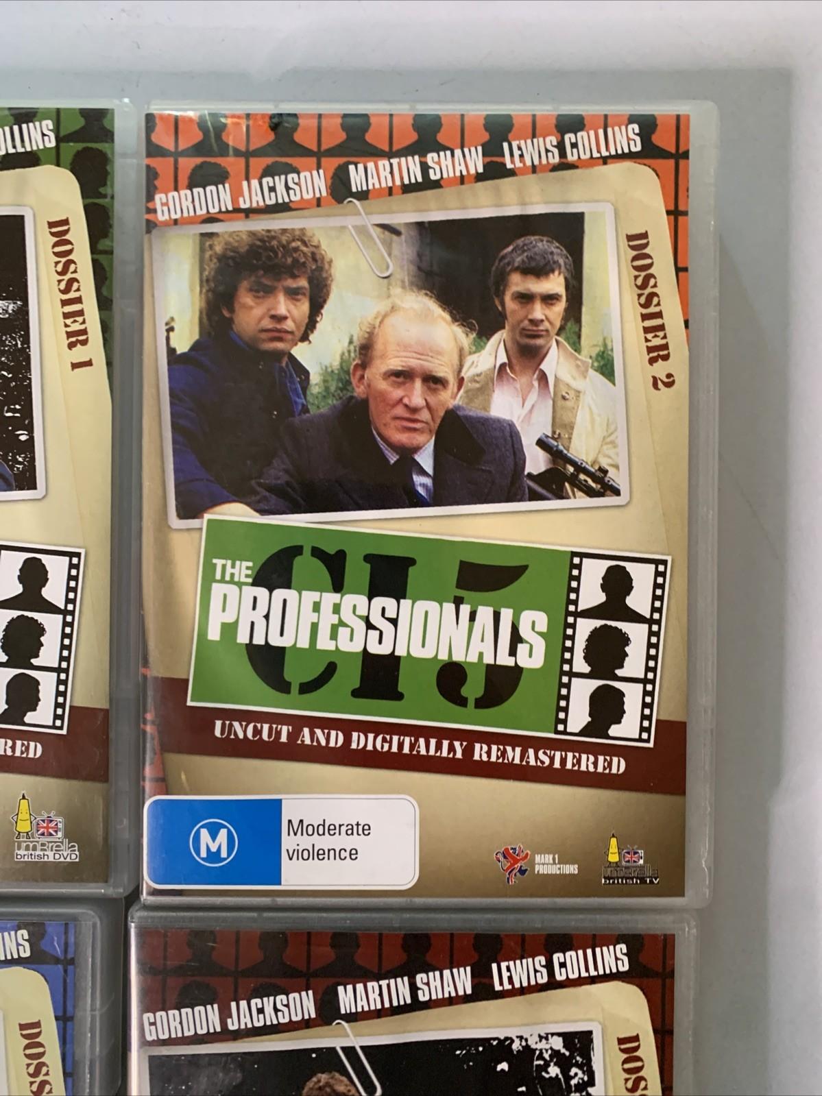 The Professionals : Dossier 1-4 (DVD, 1979) Region 4