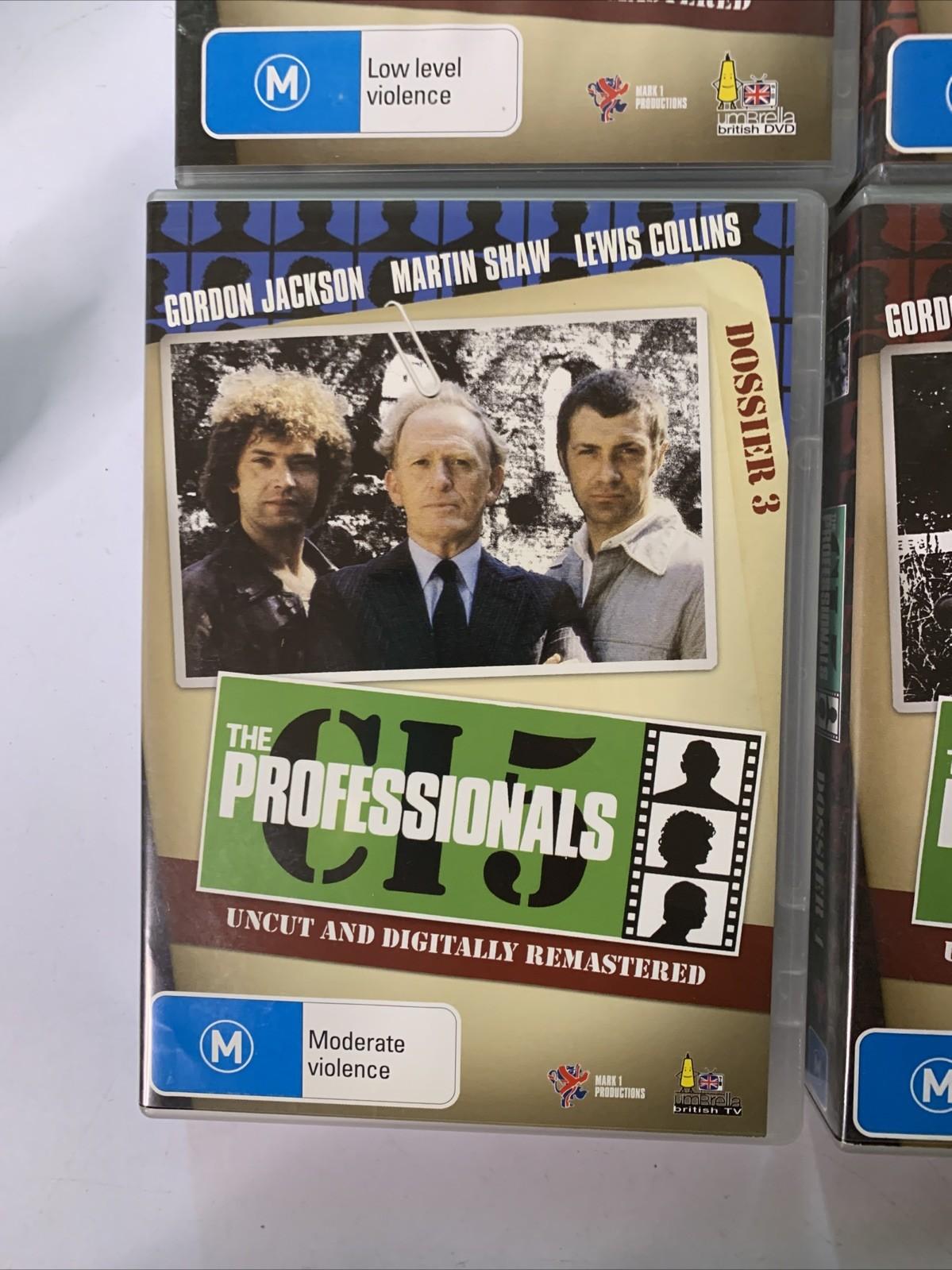 The Professionals : Dossier 1-4 (DVD, 1979) Region 4