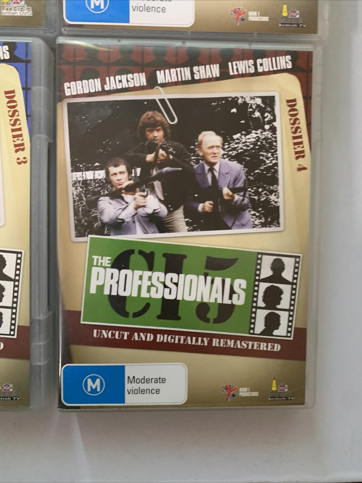 The Professionals : Dossier 1-4 (DVD, 1979) Region 4