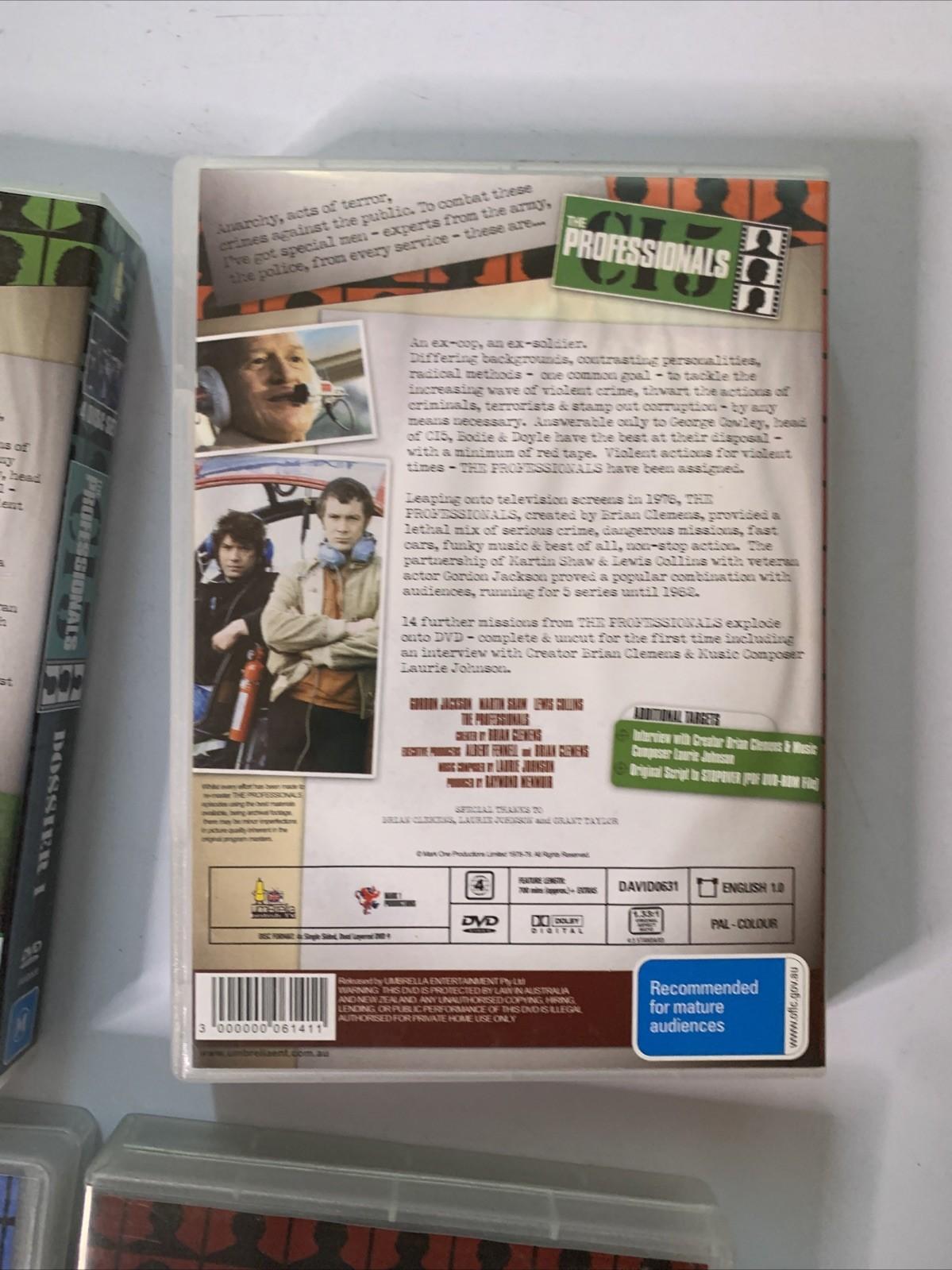 The Professionals : Dossier 1-4 (DVD, 1979) Region 4