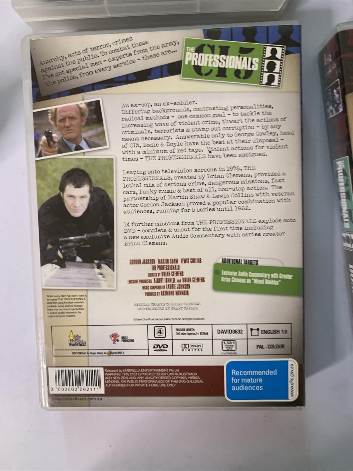 The Professionals : Dossier 1-4 (DVD, 1979) Region 4