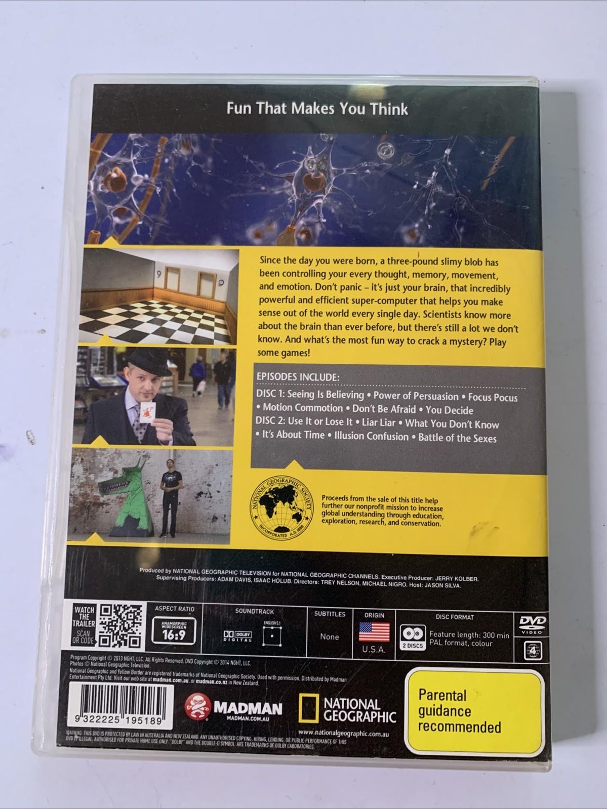 National Geographic Brain Games : Season 1 (DVD, 2013) Region 4