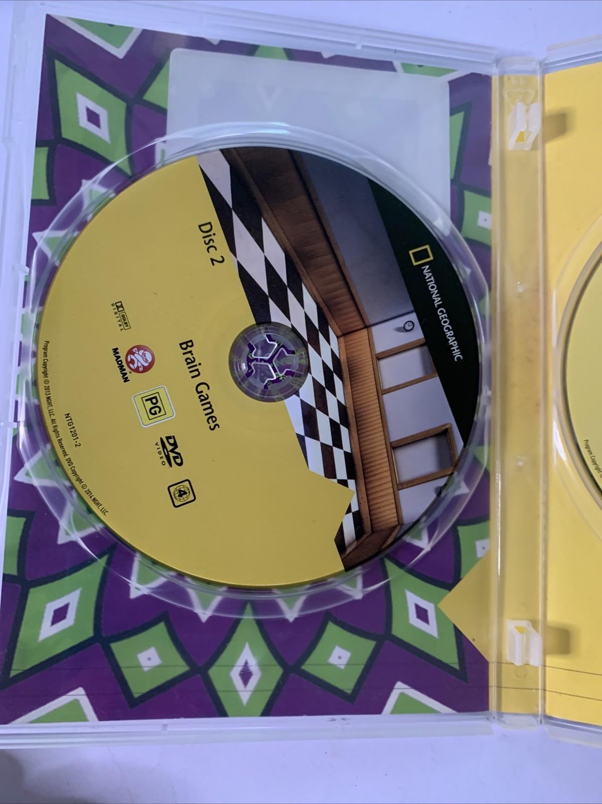 National Geographic Brain Games : Season 1 (DVD, 2013) Region 4