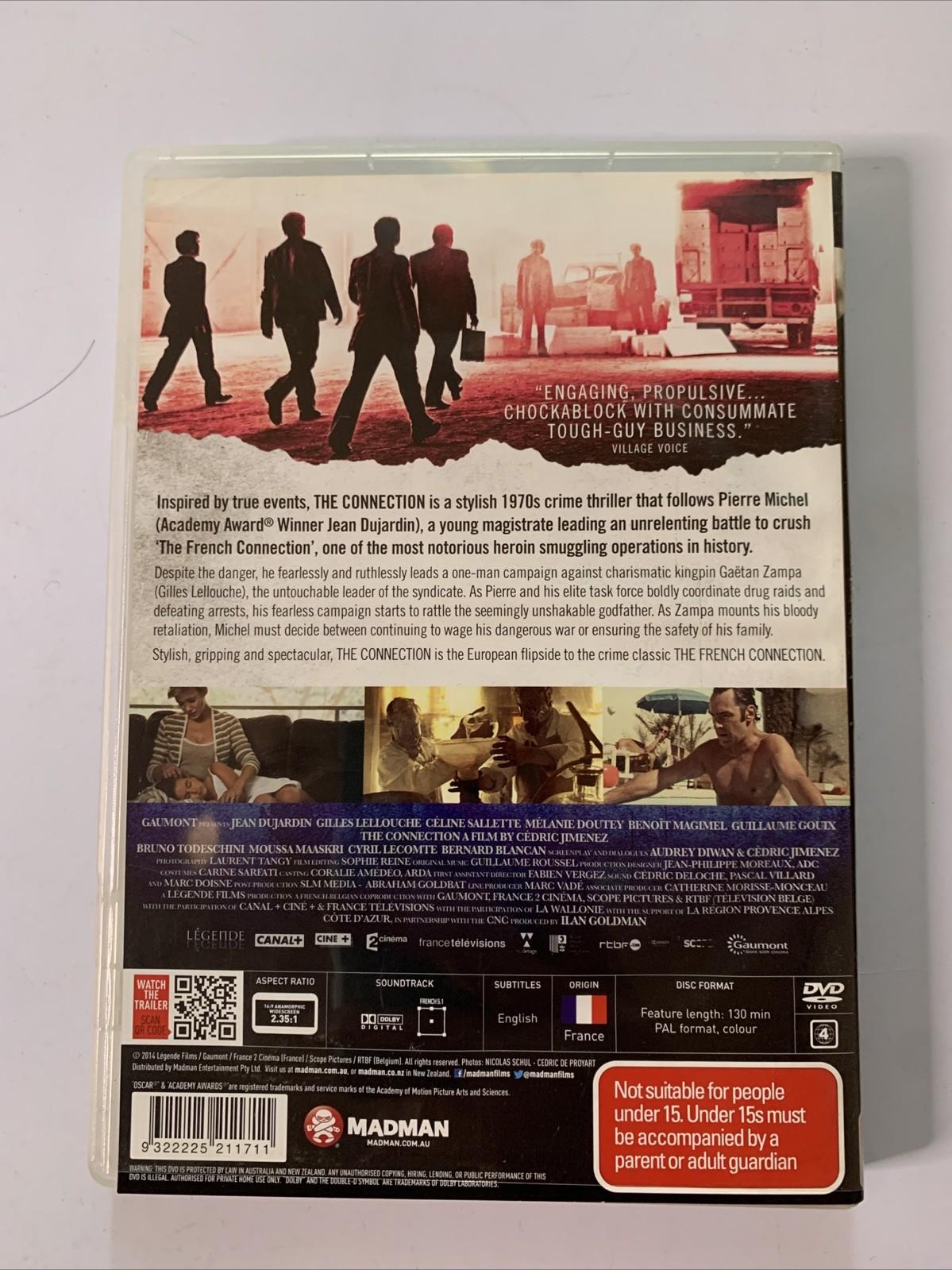 The Connection (DVD, 2014) Jean Dujardin, Gilles Lellouche Region 4