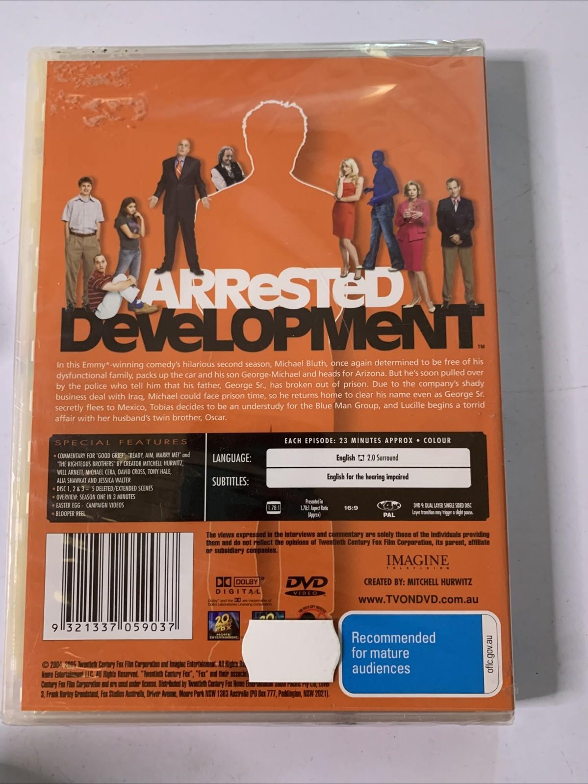 Arrested Development : Season 2 (DVD, 2004) Region 4 NEW Sealed