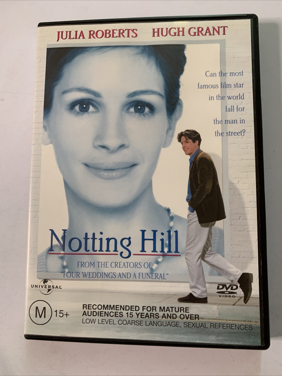 Notting Hill (DVD, 1999) Hugh Grant, Julia Roberts Comedy Romance Film Region 4