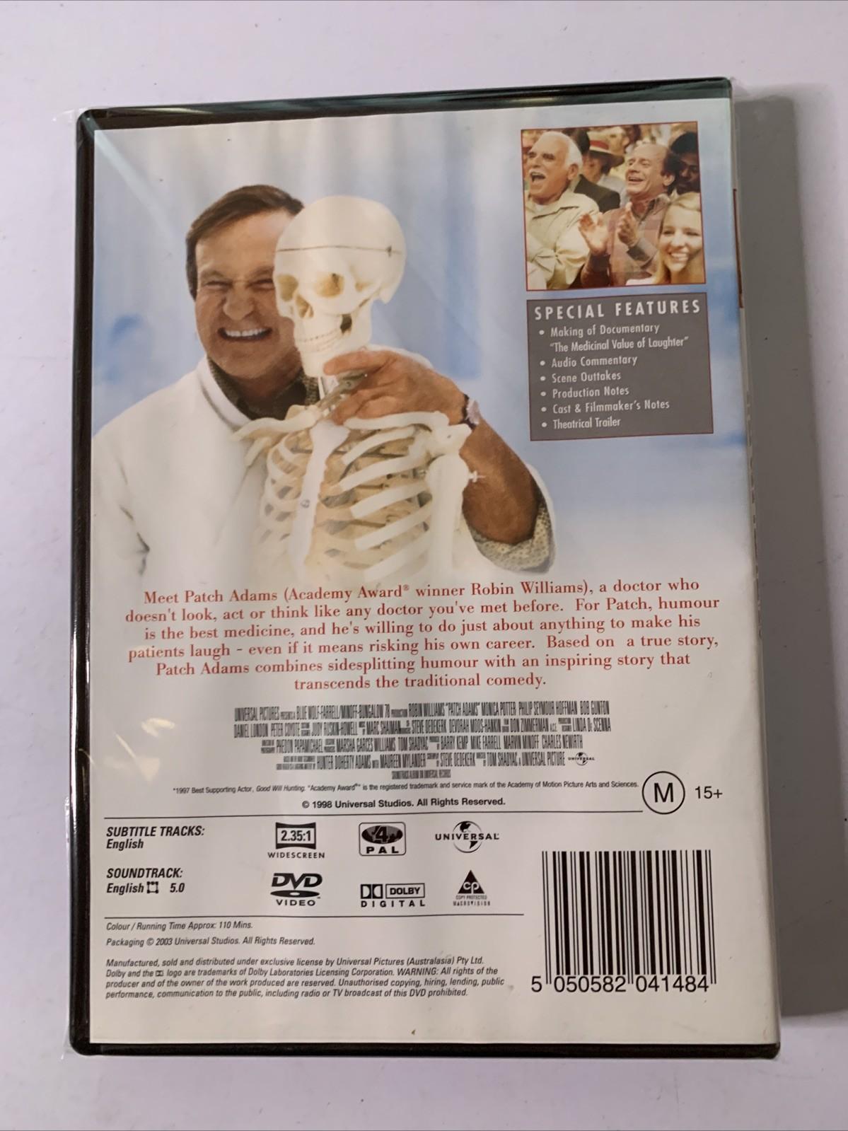 Patch Adams (DVD, 1998) Philip Seymour Hoffman, Robin Williams Region 4 NEW