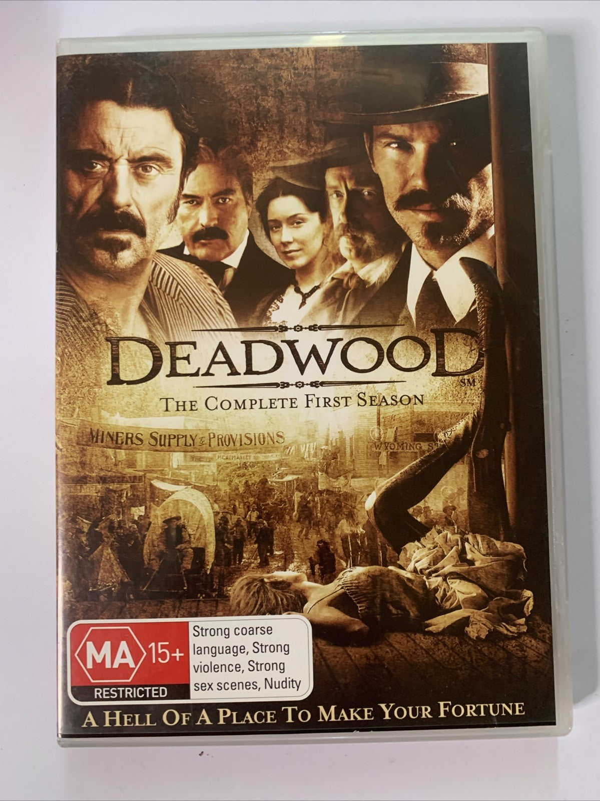 Deadwood : The Complete Season 1 (DVD, 2004, 4-Discs) Region 4