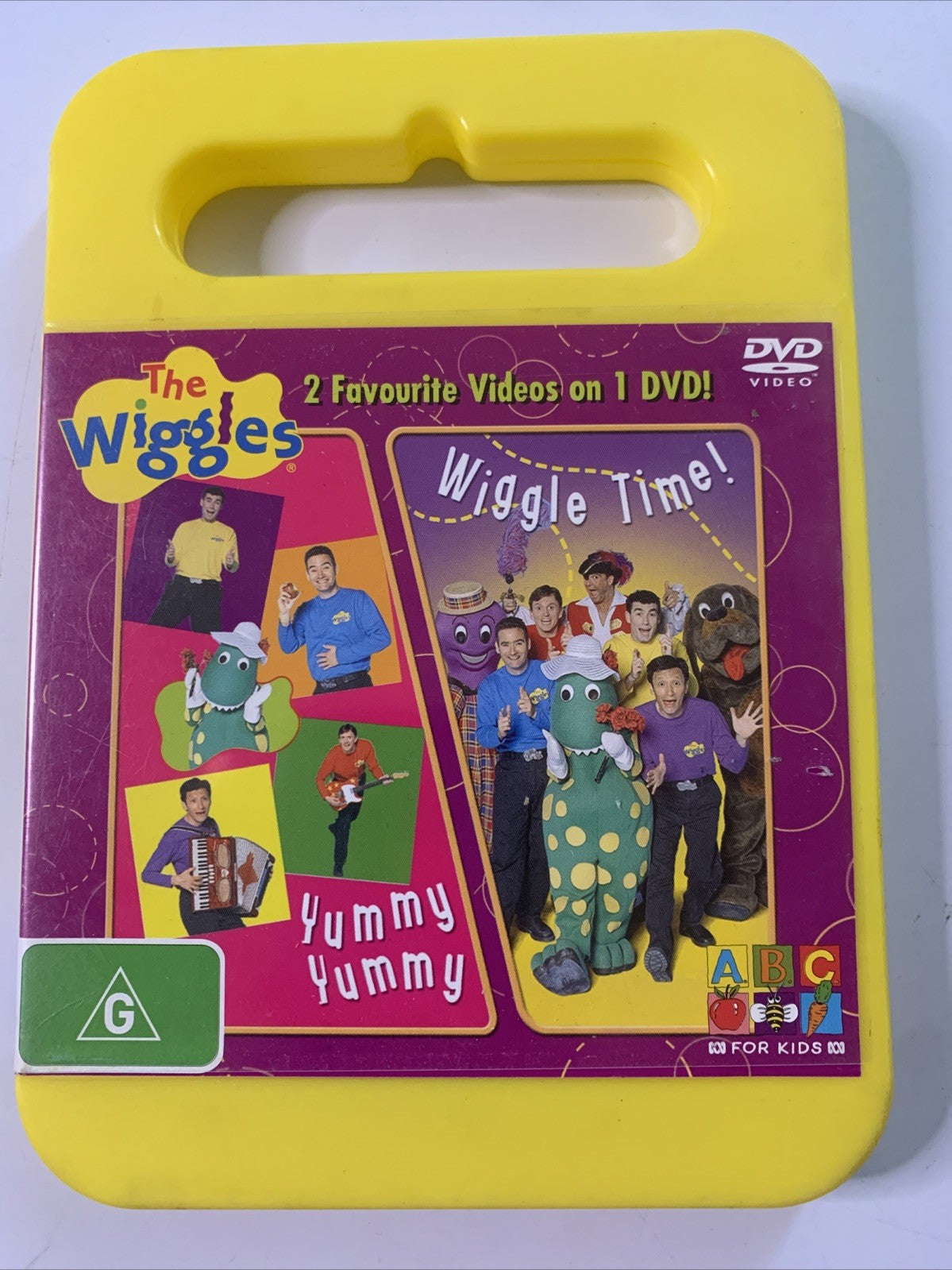 The Wiggles: Wiggle Time! / Yummy Yummy (DVD, 1998) ABC Kids Region 4