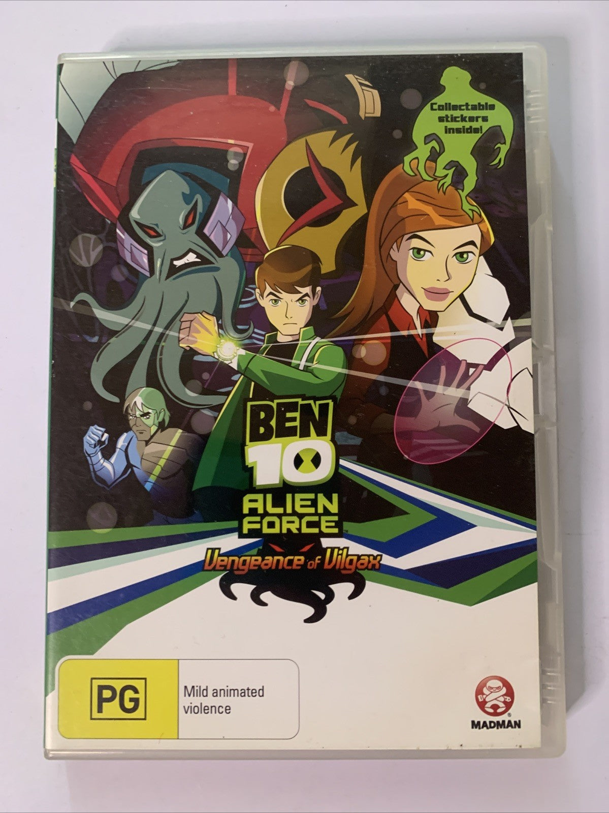 Ben 10 Alien Force: The Vengeance Of Vilgax (DVD, 2009) Animation Region 4