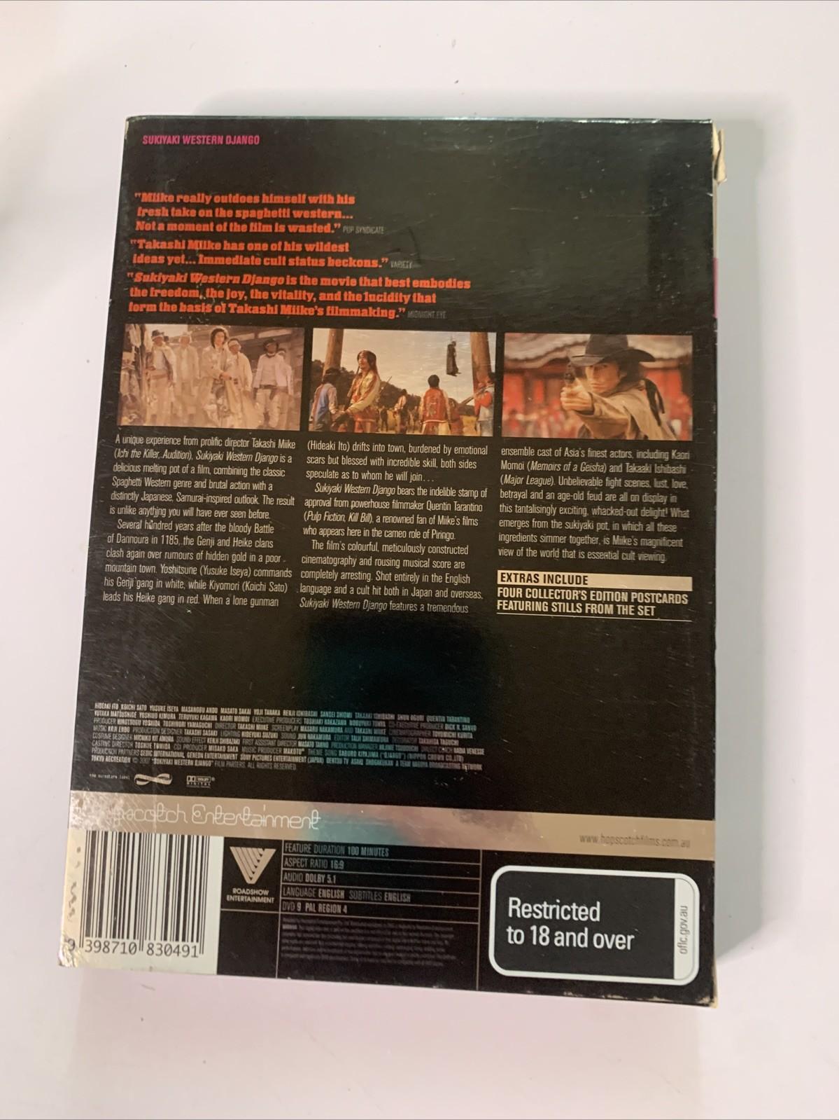 Sukiyaki Western Django (DVD, 2007) Hideaki Itô, Kôichi Satô, Quentin Tarantino