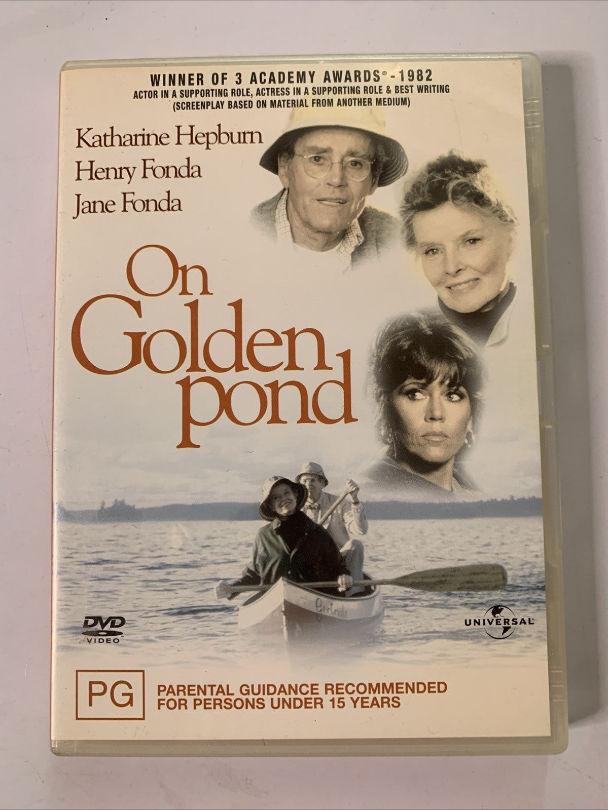 On Golden Pond (DVD, 1981) Katharine Hepburn, Jane Fonda, Henry Fonda Region 4