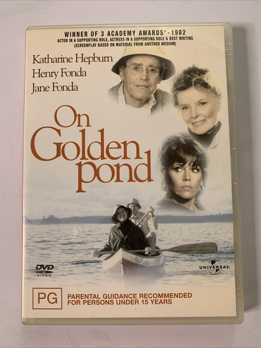 On Golden Pond (DVD, 1981) Katharine Hepburn, Jane Fonda, Henry Fonda Region 4