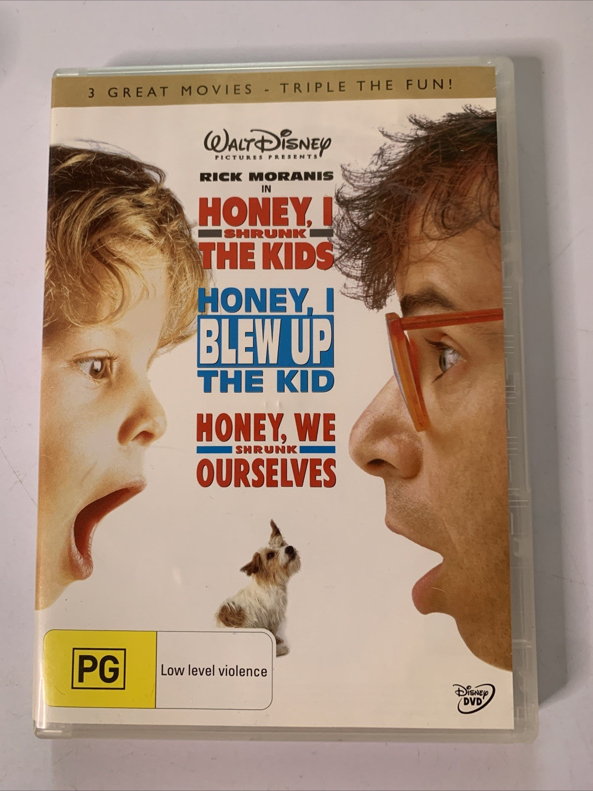 Honey, I Shrunk the Kids Trilogy (DVD, 1989, 3-Discs)  Rick Moranis Region 4