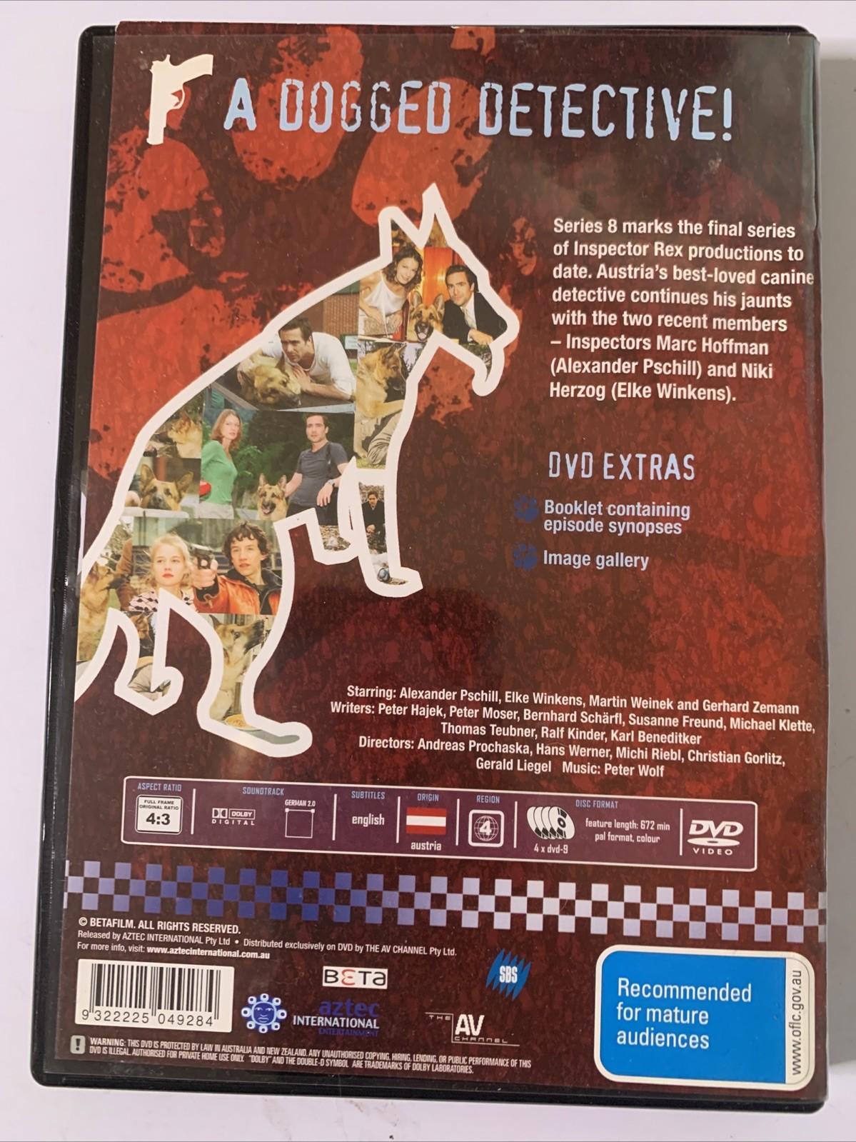 Inspector Rex : Series 8 (DVD, 2001) Region 4 *Missing Disc 4