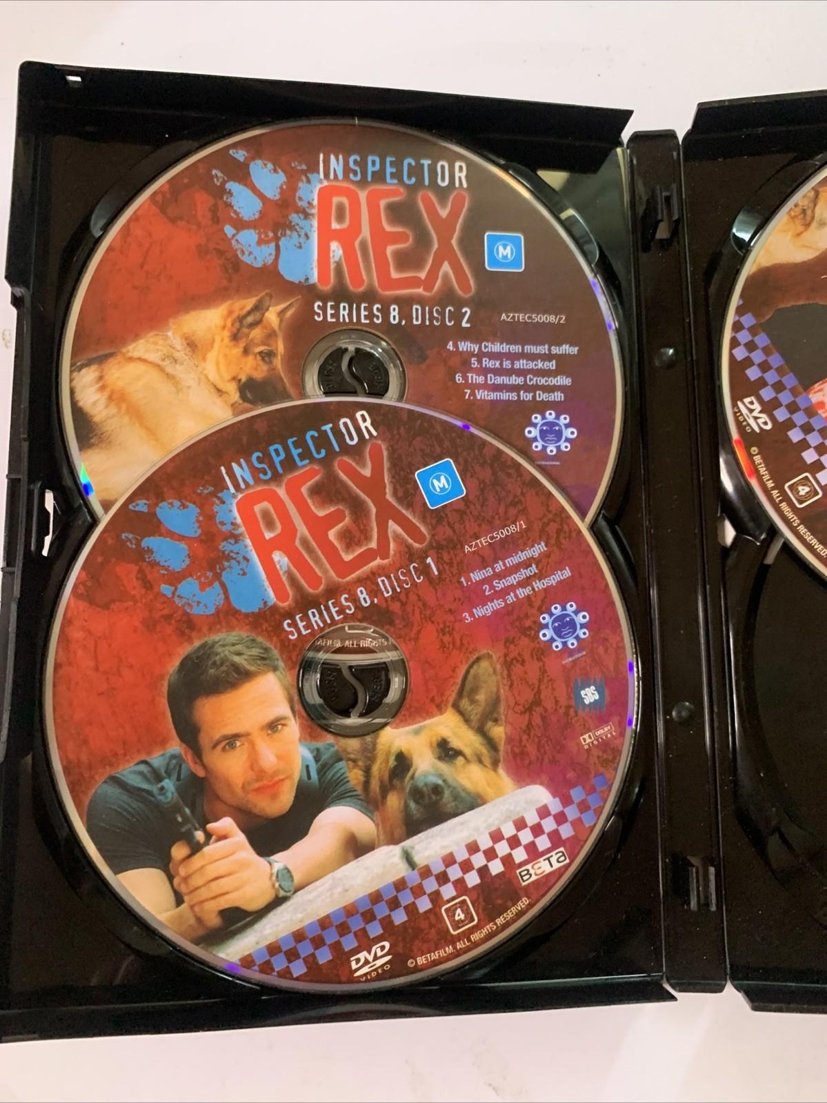 Inspector Rex : Series 8 (DVD, 2001) Region 4 *Missing Disc 4