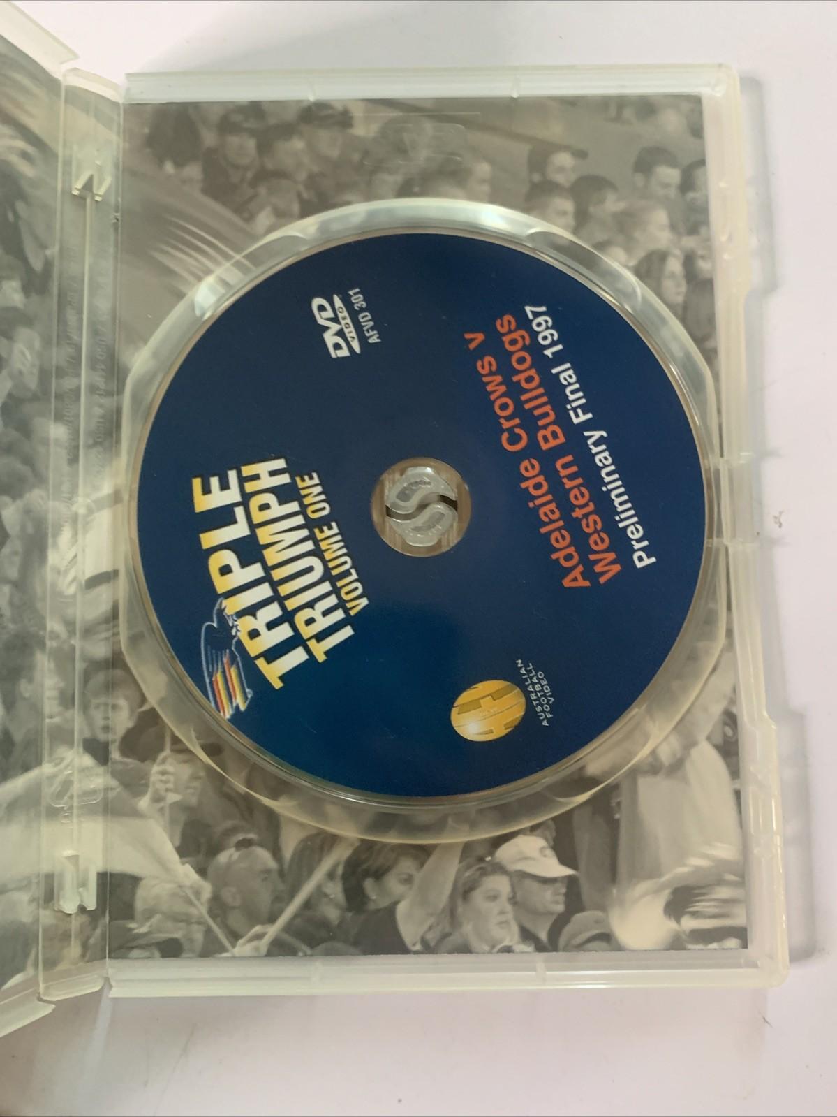 Triple Triumph Volume One AFL Crows v Bulldogs Preliminary Final 1997 (DVD)