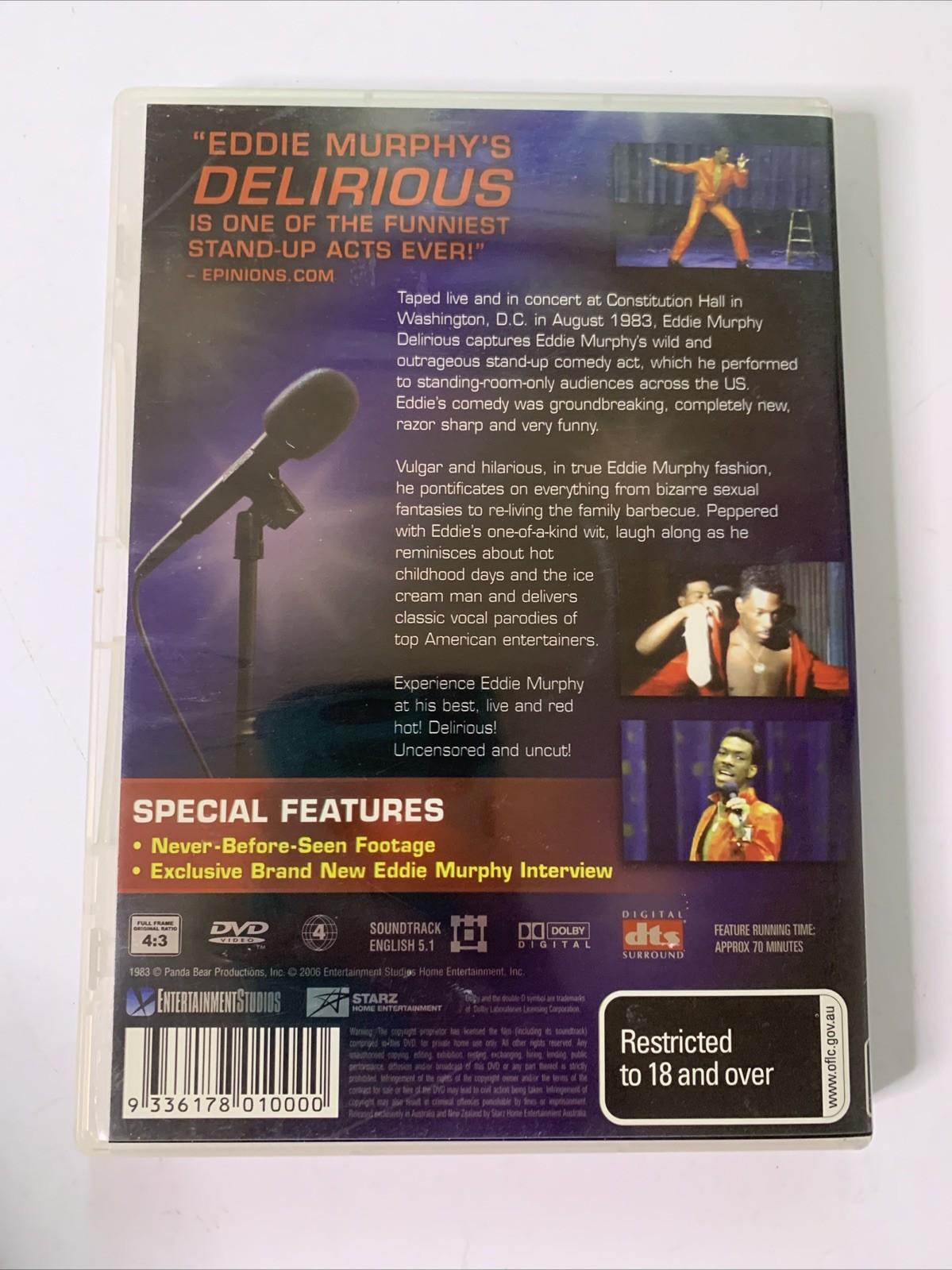 Eddie Murphy Delirious (DVD, 1983) Comedy Region 4