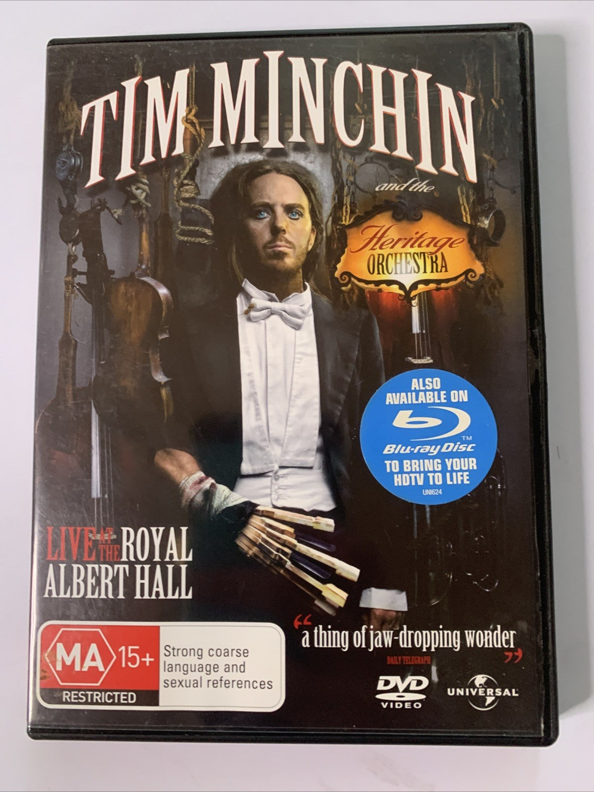 Tim Minchin And The Heritage Orchestra (DVD, 2011) Region 4 &2