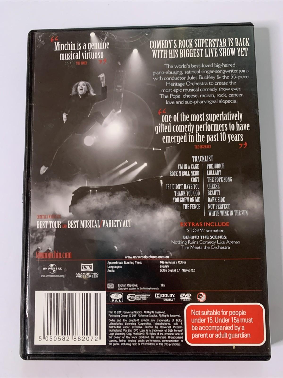 Tim Minchin And The Heritage Orchestra (DVD, 2011) Region 4 &2