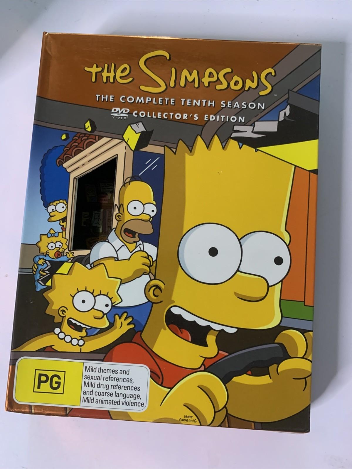 The Simpsons : The Complete Season 10 Collector's Edition (DVD, 1998)  Region 4