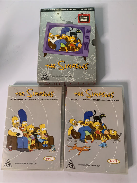 The Simpsons : The Complete Season 1 Collector's Edition (DVD, 1989) Region 4
