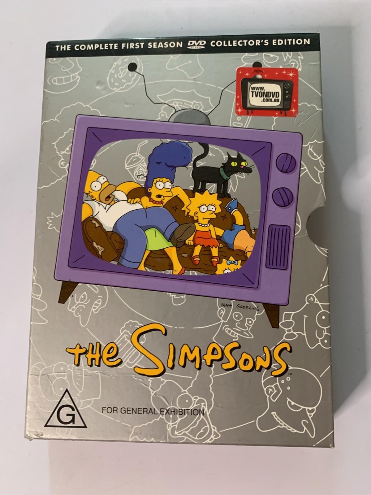 The Simpsons : The Complete Season 1 Collector's Edition (DVD, 1989) Region 4