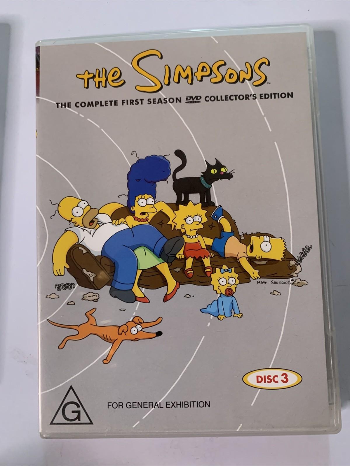 The Simpsons : The Complete Season 1 Collector's Edition (DVD, 1989) Region 4
