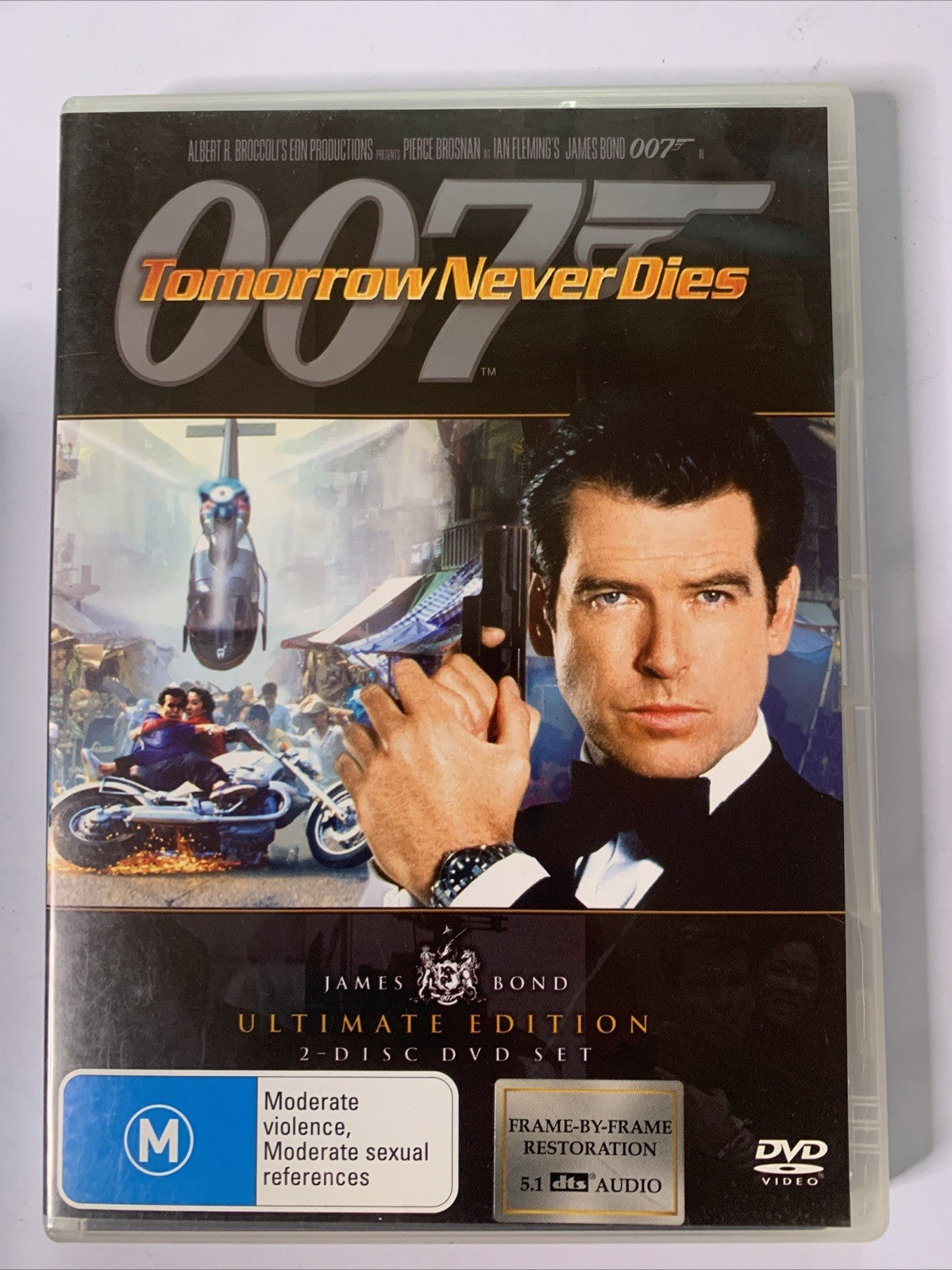 Tomorrow Never Dies (Ultimate Edition, DVD, 1997, 2-Disc) Pierce Brosn ...