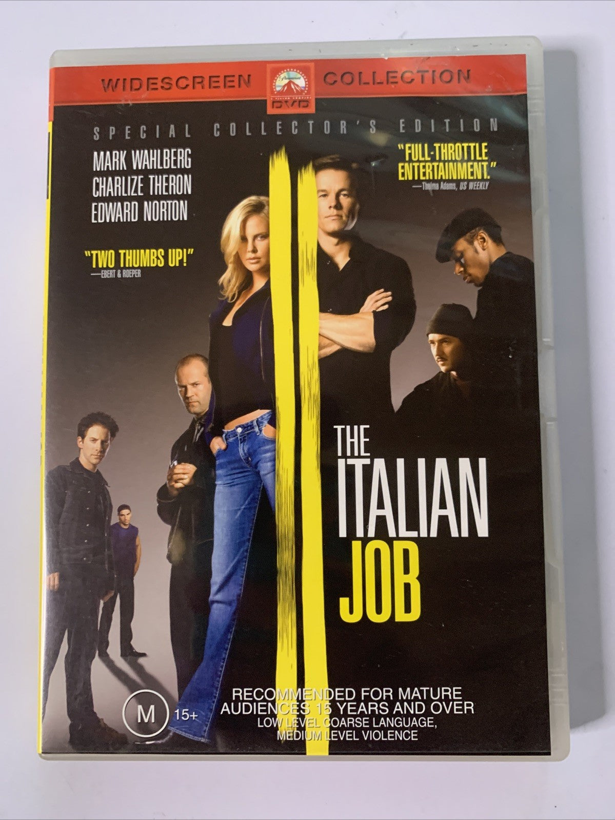 The Italian Job (DVD, 2003) Mark Wahlberg, Charlize Theron, Ed Norton Region 4