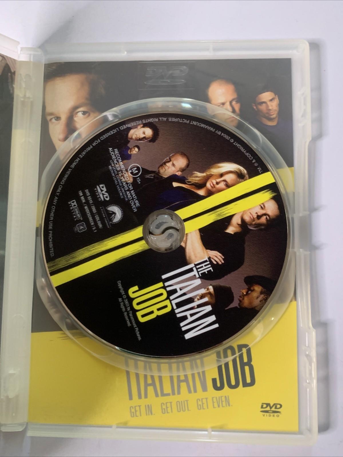 The Italian Job (DVD, 2003) Mark Wahlberg, Charlize Theron, Ed Norton Region 4