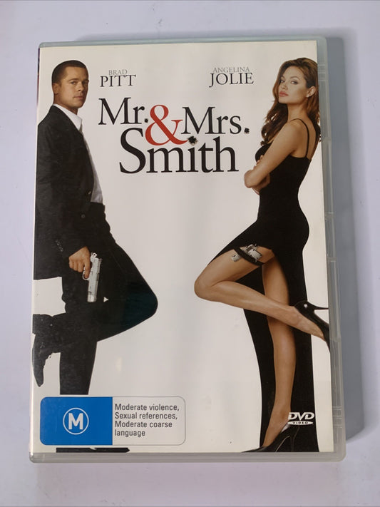 Mr & Mrs Smith (DVD, 2005) Brad Pitt, Angeline Jolie Region 4