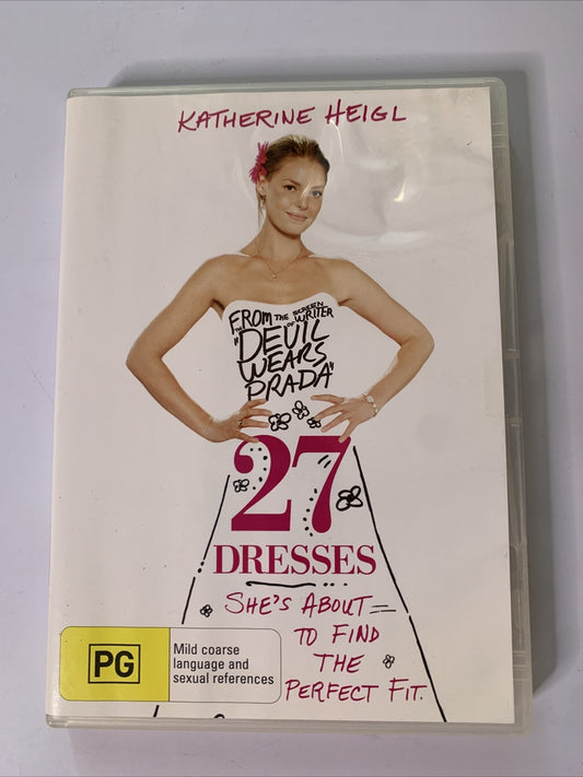27 Dresses (DVD, 2008) Katherine Heigl, Edward Burns  Region 4