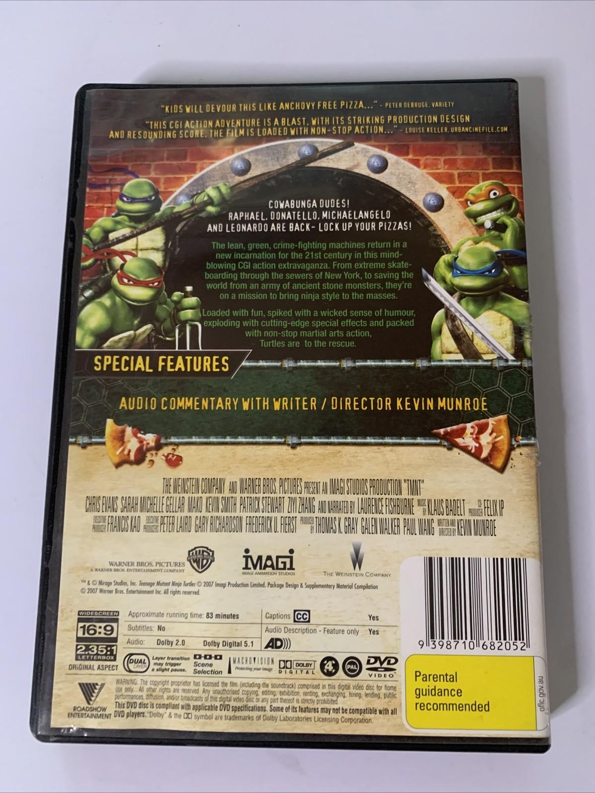 TMNT Teenage Mutant Ninja Turtles (DVD, 2007) Animation Region 4