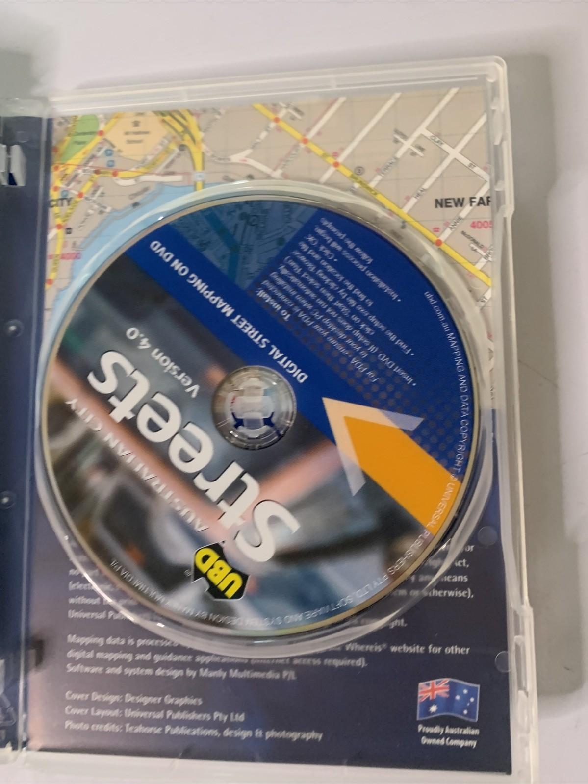 UBD Australian City Streets: Street Directory City Maps 2006 PC DVD Windows